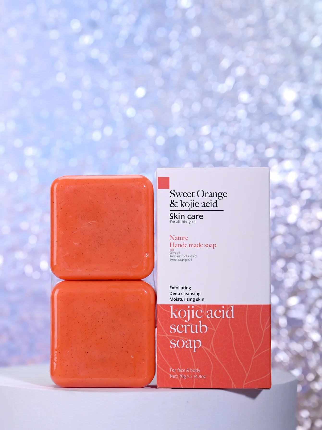 Kojic Acid & Sweet Orange Revitalizing Soap (2-Pack)