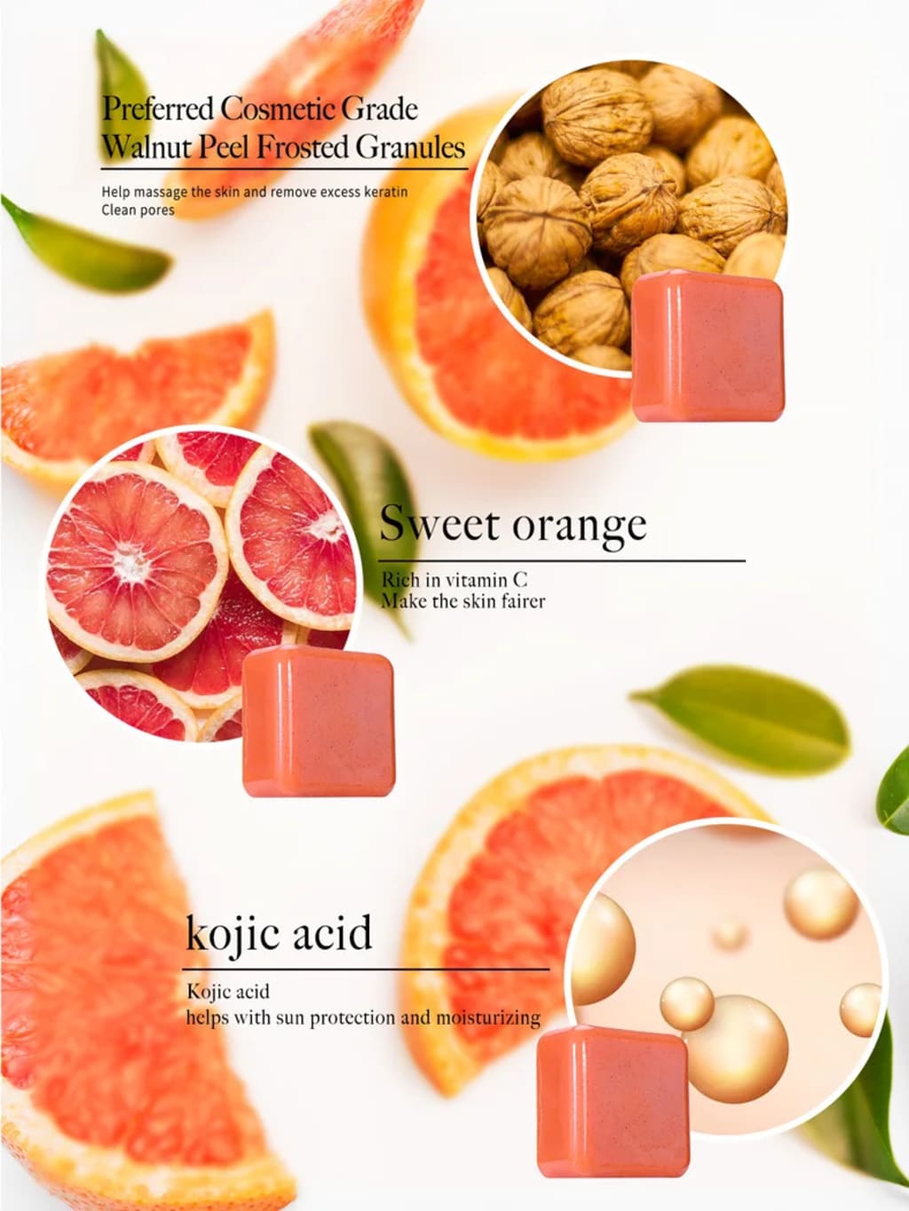 Kojic Acid & Sweet Orange Revitalizing Soap (2-Pack)